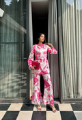 Pink Floral Printed Co-Ord Set for Women